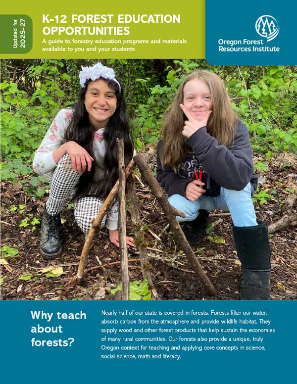 Cover of K-12 Forest Education Opportunities 2025